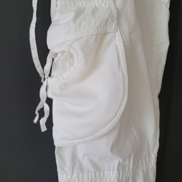 Roberto Cavalli Vintage Y2K Freedom Collection  White Cargo Pants Size 42 Euro - Picture 5 of 11